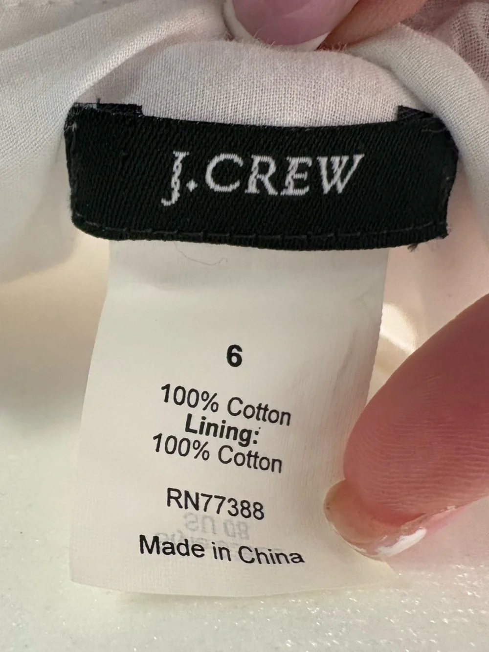J.Crew White Swiss Dot Ruffle Hem Sundress Adjustable Button Slit Straps Medium